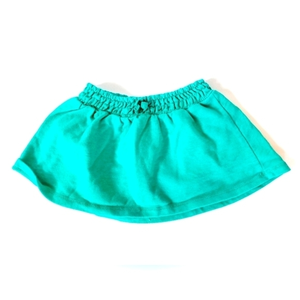 Teal French Terry Skirt Elastic Waist Size 18 Months